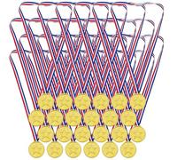 THE TWIDDLERS - Set de 24 Medallas Competiciones Escolares, Medallas de Fútbol para Niños, Regalos para Ceremonias de Baile, Reconocimientos y Concursos de Logros