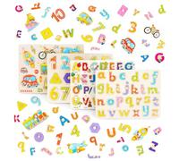 THE TWIDDLERS - Set de 4 Puzzles de Madera Juegos Educativos/Rompecabezas para Niños de 3 años/Multicolor Ideal para Aprendizaje Alfabeto, Números y Medios de Transporte