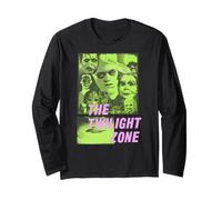 The Twilight Zone Pop Art Color Collage Retro TV Show Manga Larga
