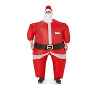 THE TWITDDLERS - Disfraz Papa Noel Hinchable - Disfraz Santa Claus/Divertido y Gracioso/Perfecto para Fiestas de Navidad