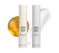 The U Beauty Duo, juego de compuesto rejuvenecedor y súper hidratante, vitamina C y E, retinol, ácido hialurónico, suero facial hidratante para una piel suave, hidratada y suave, juego de 2 0.33 onzas