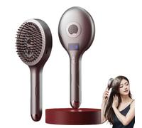 The Ultimate 2-in-1 Styling Brush & Hair Mister, Wet & Dry Tangle-Free Hair Brush, Ultra-Soft Bristles Glide Through Tangles for Wet, Dry, Damaged Hairs，Makes Hair Smooth, Reduces Frizz (Grey)