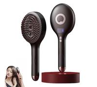 The Ultimate 2-in-1 Styling Brush & Hair Mister, Wet & Dry Tangle-Free Hair Brush, Ultra-Soft Bristles Glide Through Tangles for Wet, Dry, Damaged Hairs, Adds Shine And Makes Hairs Smooth (Black)