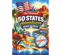 The Ultimate 50 States Word Search Puzzle Book: 100 Word Search Puzzles - Road Trip Fun, Travel Days & Cozy Adventure Vibes (Adults & Teens) - Standard Travel Size