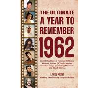 The Ultimate A Year To Remember 1962 Birthday & Anniversary Keepsake Edition