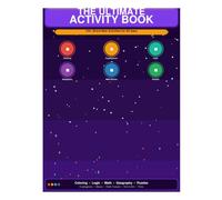 The Ultimate Activity Book: 100+ Brand New Activities Including Cryptograms, Logic Puzzles, Geography Trivia, Math Brain Games, Mazes and Coloring Pages