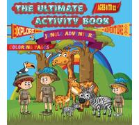 THE ULTIMATE ACTIVITY BOOK FOR KIDS AGES 8-12: JUNGLE ADVENTURE COLORING PAGES