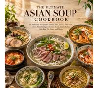 The Ultimate Asian Soup Cookbook: 60 Authentic Recipes for Ramen, Pho, Laksa, Tom Yum, Udon, Kimchi Jjigae, Wonton Soup, Curry Laksa, Bak Kut Teh, Soto, and More