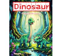 The Ultimate Baby Dinosaur Coloring Book for Kids: Fun and Educational Prehistoric Scenes with T-Rex, Triceratops, and More, volume-1