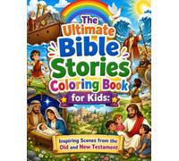 The Ultimate Bible Stories Coloring Book for Kids: Inspiring Scenes from the Old and New Testament