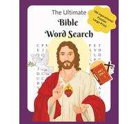 The Ultimate Bible Word Search: Word Search with Easy to Read Print about the Bible, Faith, Spirituality, and More | 8x10 inches, large font, 200 ... Easter, Birthdays, Vacations, and Free Time