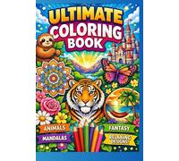 The Ultimate Bold and Easy Coloring Book: 45 Simple and Cozy Designs for Stress Relief and Relaxation, Large Print Illustrations with Thick Lines for Adults, Seniors, and Beginners