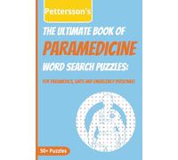 The Ultimate Book of Paramedicine Word Search Puzzles: For Paramedics, EMTs, and Emergency Personnel: Word Searches with Easy to Read Print about ... more | 6x9 Inches, 110 pages | 50+ puzzles