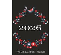 The ultimate Bullet Journal: yearly and daily fill in prompts for all twelve months | 6x9, 130 pages, extra blank note pages in the back | relax, reset, and reflect