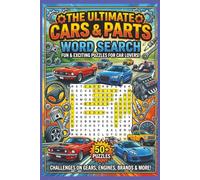 The Ultimate Cars and Parts Word search: Word Search for Cars and Car Parts| Relax, Learn the names of the cars, and the parts | 6x9 Inches, 110 pages| 50+ Puzzles | Solutions included
