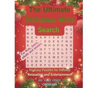 The Ultimate Christmas Word Search Book: 50 Easy Puzzles for Holiday Relaxation and Entertainment (Large Print)