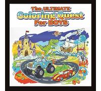 The Ultimate Coloring Quest For Boys Coloring Book: 40 Adventure Coloring Pages for Boys With Bold Designs-Dinosaurs, Sports Dragons, Ninjas, Vehicles, Monsters & More