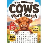 The Ultimate Cows Large Print Word Search for Adults: Big Word Find Puzzle Book for Adults & Seniors with Fun Themed Puzzles for Relaxation & Stress Relief (Animal Lovers Word Search Series)