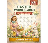 The Ultimate Easter Word Search for Adults Large Print: Word Find Puzzle Book for Seniors, Relaxing Brain Activity for Stress Relief