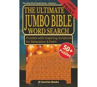 THE ULTIMATE JUMBO BIBLE WORD SEARCH: The Ultimate Jumbo Bible Word Search: Easy to Read Print, Inspiring Scripture for Relaxation, Faith & More/ 6⨉9 ... and more(the holy word puzzle series Vol 2)