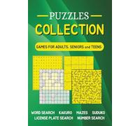 The Ultimate Puzzle Collection: 60 Large-Print Puzzles for Adults Word Search, Sudoku, Mazes, Kakuro, Number Search & More