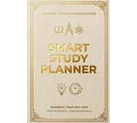 The Ultimate Student Study Planner: Undated Academic Diary & Revision Organiser for Secondary, College and University: Daily Study Timetable, Coursework Tracker, Exam Prep Notebook