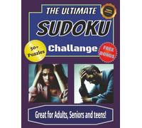 The ultimate Sudoku Challange: Sudoku with Easy-to-Read print. | 8.5x11 inches, 112 pages | 50+ puzzles. Great Gift ideas for travelers, students, newlyweds and more!