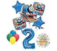 The Ultimate Thomas the Train Engine 2nd Birthday Party Supplies and Balloon Decorations