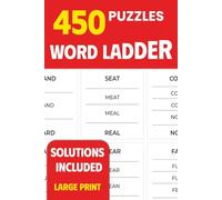 The Ultimate Word Ladder Challenge Book: 450 Brain Training Puzzles for Memory, Focus and Vocabulary Building