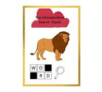 The Ultimate Word Search Puzzle: Word Search Series with easy words formating about Lions,Club,King |6x9 inches,100 pages|50 Puzzles