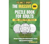 The Ultimate Worldwide Sports Puzzle Book (Volume 3): 550+ Large Print Puzzles for Adults and Seniors: Word Search, Sudoku, and Cryptograms with ... Quotes (The Massive Puzzle Book for Adults)