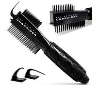 The UnBraider - Cepillo desenredante para trenzas | Unbraider para sacar las trenzas | Cepillos de pelo de primera calidad para mujeres | Sin tirones ni roturas | Todo tipo de cabello | ónix negro | 1