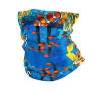 The Underwater World - Máscara facial con estampado de peces tropicales, bufanda para clima frío, bufanda a prueba de viento, calentador de cuello de invierno para hombres y mujeres