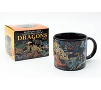 The Unemployed Philosophers Guild Taza de dragón: cuenta con 19 dragones diferentes de todo el mundo, viene en caja divertida, 14 onzas