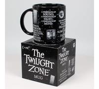The Unemployed Philosophers Guild Taza The Twilight Zone - Bebe café y celebra el icónico programa de televisión, con licencia oficial, viene en caja de regalo, 12 onzas
