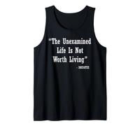 The Unexamined Life Is Not Worth Living Socrates Camiseta sin Mangas