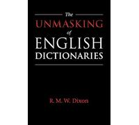 The Unmasking of English Dictionaries