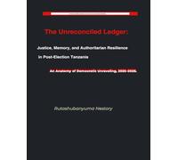 THE UNRECONCILED LEDGER: Justice, Memory, and Authoritarian Resilience in Post-Election Tanzania: An Anatomy of Democratic Unraveling, 2025-2026