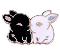 The Untamed Rabbits Mo Dao Zu Shi Lan WangJi Wei WuXian Danmei Novel TV Show Kissing Kiss - Pin esmaltado de 1.1 pulgadas