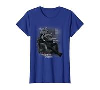 The Vampire Diaries Be Yourself Camiseta, Mujer, Azul Real, S