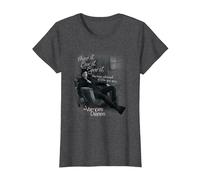 The Vampire Diaries Be Yourself Camiseta, Mujer, Jaspeado Oscuro, XS