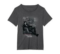 The Vampire Diaries Be Yourself Camiseta, Mujer Tallas Grandes, Jaspeado Oscuro, 1XL Grande