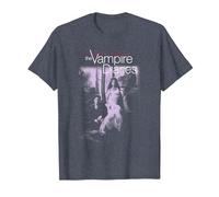The Vampire Diaries Camiseta, Hombre, Azul Jaspeado, XXL