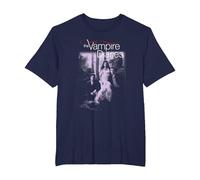 The Vampire Diaries Camiseta, Hombre Tallas Grandes, Azul Marino, 4X Alto