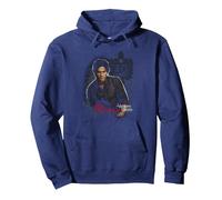 The Vampire Diaries Damon Sudadera con Capucha, Unisex para Adultos, Azul Marino, S