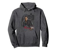 The Vampire Diaries Damon Sudadera con Capucha, Unisex para Adultos, Jaspeado Oscuro, M