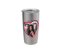 The Vampire Diaries Elena Stefan and Damon Vaso térmico de acero inoxidable de doble pared