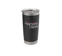 The Vampire Diaries Logo Vaso térmico de acero inoxidable de doble pared