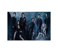 The Vampire Diaries Performer Art Group Picture Poster Pintura Decorativa Lienzo Arte Mural Salón Póster Dormitorio Pintura 08 x 12 pulgadas (20 x 30 cm)