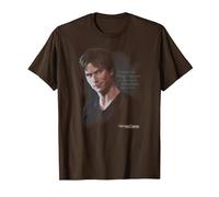 The Vampire Diaries Sometimes Camiseta, Hombre, Marrón, XL